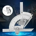 thumbnail image 2 of Universal Protractor  Angle Finder  Angle Ruler  Steel Protractor  Angle Meter Carbon Steel Fine Tuning Angle Finder Ruler 0-320° Universal Bevel Protractor Meter, 2 of 8
