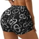 thumbnail image 1 of Fotbe Snake Shorts Sin Costuras – Shorts Deportivos de Cintura Alta para Mujer, Elásticos para Gimnasio, Yoga, Running o Ciclismo-Large, 1 of 8