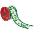 thumbnail image 6 of Northlight St. Patrick's Day Top Hat Wired Spring Craft Ribbon - 2.5" x 10 Yards, 6 of 6