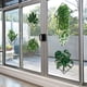 thumbnail image 4 of Pegatinas de pared Pegatinas decorativas de rejilla de plantas verdes, decoración de pared de hojas verdes, mural de arte de pared DIY para sala de estar, oficina, dormitorio, extraíble e impermeable Rojo Verde MX-0133517FYD, 4 of 5