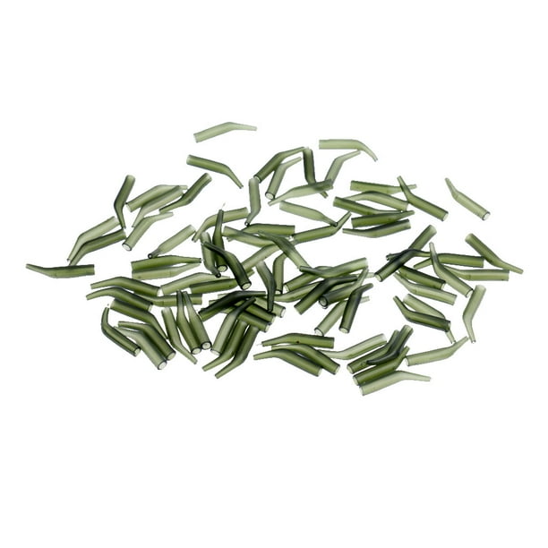 100pcs de de Aadores de Línea para Disposición Rápida Herramienta DYNWAVEMX Mangas del gancho de la pesca