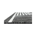 thumbnail image 5 of Unique Loom Outdoor Modern Collection Area Rug - Mod (2' x 6' 1" Runner Black and White), 5 of 6