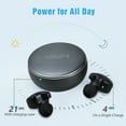 thumbnail image 4 of Wireless Earbuds for iPhone, SEGMART Bluetooth Earbuds with Microphone, True Wireless Earbuds with Charger Case, IPX5 Waterproof Earbuds Bluetooth 5.0, HiFi Sound Quality, for Sports/Workout, H1406, 4 of 8