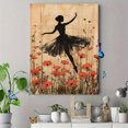 thumbnail image 4 of Qisvanset 12x16 Inch Mourning To Dancing Quote Canvas Wall Art, Vintage Floral Religious Art Apartment Home Decor, 4 of 8