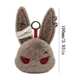 thumbnail image 2 of Tuvgenk Gothic Bunny Plush Keychain Pendant Dark Halloween Bag Charm for Keys Backpack Purse Accessory Gift, 2 of 5