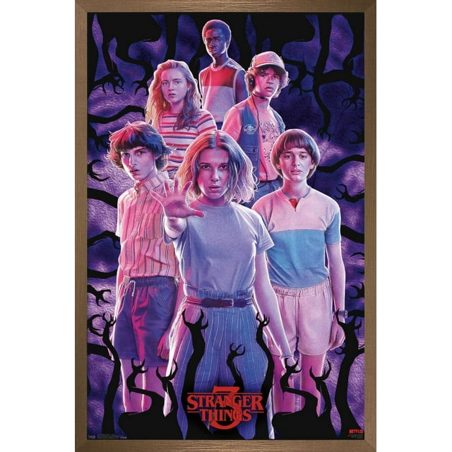 Netflix Stranger Things: Season 3 - Group Wall Poster, 14.725" x 22.375"