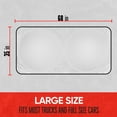 thumbnail image 6 of Motor Trend 1 Piece Pop-Up Auto Shade, Universal Car Windshield Sun Shade for Front Window, Collapsible Foldable Sunshade for Car Windshield, Keeps Interior Cool Heat UV (Large, 68 x 35 inches), 6 of 6