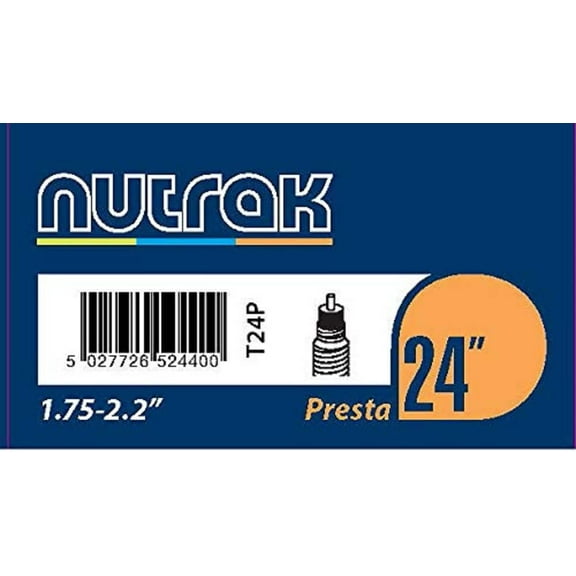 Nutrak 24 x 1.75 - 2.125 inch Presta inner tube