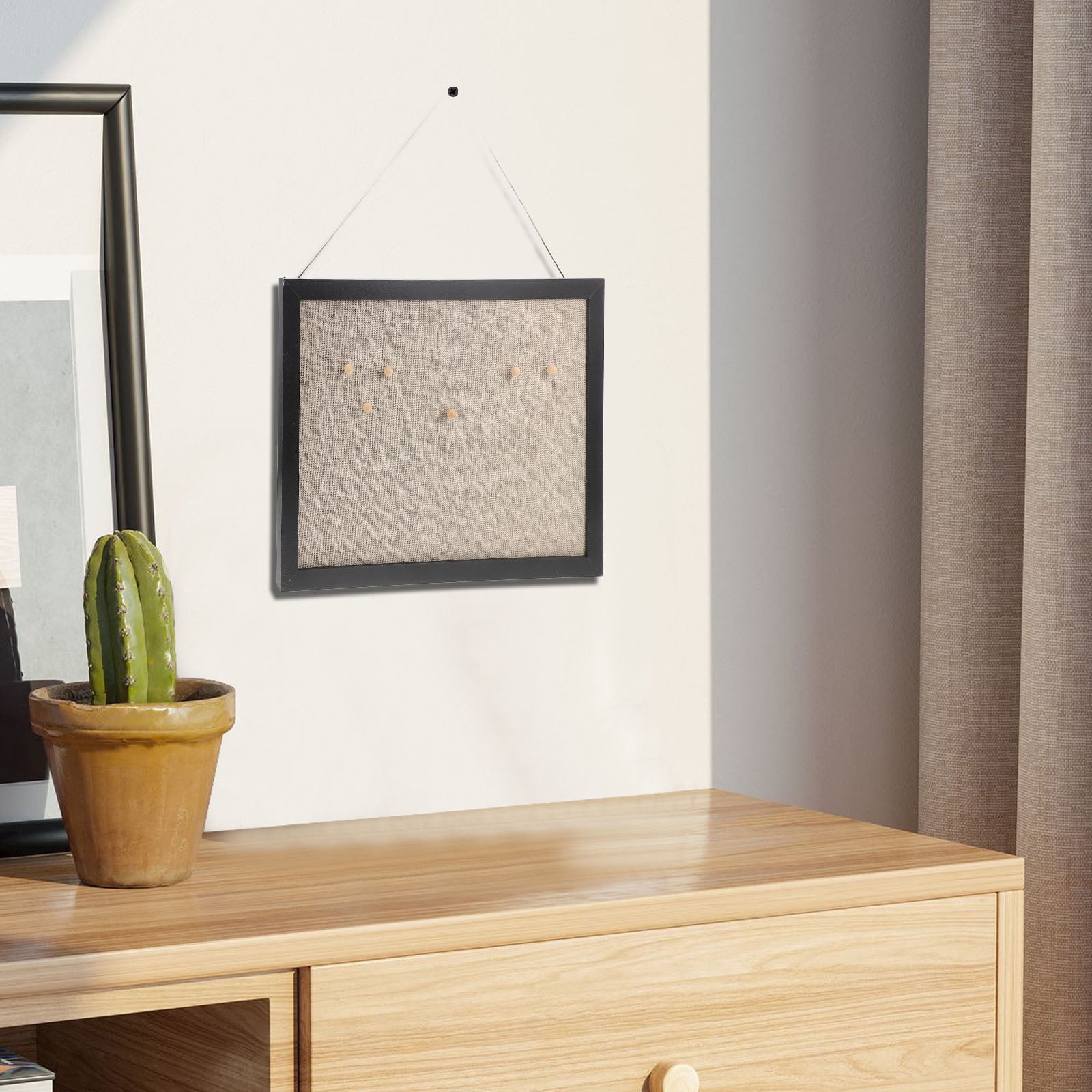 Worgeous 1 Set Blank Cork Board Message Board Framed Cork Board Notice Bulletin Board