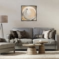 thumbnail image 4 of Stupell Industries Mid-Century Circular Soft Neutrals Gray Floating Frame Canvas Art, 25 x 25, by Noah Bay, 4 of 8