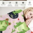 thumbnail image 3 of FUMJ Frog Strawberry Blanket Gifts for Frog Strawberry Lover for Kid,Frog Strawberry Fannel Throw Blanket Super Soft Throws Blanket for Bed Couch Sofa, 3 of 6