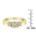 thumbnail image 6 of 10K Yellow Gold 1.00ct TDW Three Stone Diamond Band Ring (J-K, I2-I3), 6 of 8