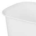 thumbnail image 5 of Sterilite 3 Gallon Rectangular Wastebasket Small Trash Bin, 8 Pack, White, 5 of 5