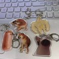 thumbnail image 2 of Steve Cute cheems Pet Llavero 4-5CM Acrílico Colgantes Regalo De Cumpleaños D Hebilla Shiba Inu Bolsa Charm, 2 of 4