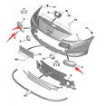 thumbnail image 3 of Pare-Chocs avant de Voiture Housse de Protection, Anti-Rayures 7452GW Pare-Chocs Longue Durée pour 307 307CC 307SW, 3 of 8