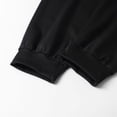 thumbnail image 7 of Fgnfyis Men's Casual Pants Loose Large Size Casual Sports Pants Drawstring Pants Spring Summer and Fall Nine Minute Pants Trousers for Men Black XL, 7 of 7