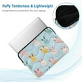 thumbnail image 2 of FORMRS 15-15.6 inch Laptop Sleeve Case Soft Carrying Quilted Computer Bag Cover, Cute Rabbits, 2 of 7