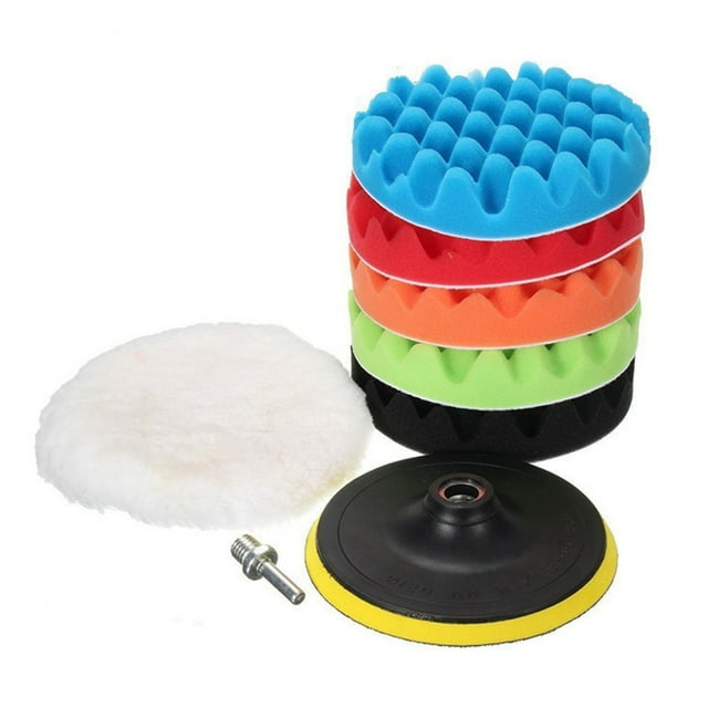 Scienceny Kit de almohadillas de pulido autoadhesivas Herramienta de limpieza de disco de pulido automotriz Herramientas eléctricas 6 Zoll Scienceny TO008657-04B