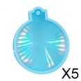 thumbnail image 1 of 5x Colgante Molde De Silicona DIY Resina Epoxi Fundición Collar Encantos Artesanía Jabón, 1 of 7