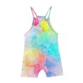 thumbnail image 3 of 10-11 Years Little Girls Romper Summer Sling Floral Jumpsuit Playsuit One Piece Outfits Clothes Multicolor, 3 of 5