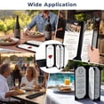 thumbnail image 5 of WeChef 5 pack 4.25"x11" Restaurant Menu Book Covers 4 View PU Leather w/ Angled Corner Wine List Bar Hotel, 5 of 9