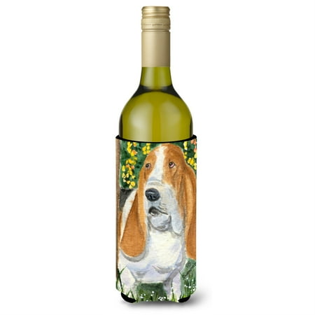 

Basset Hound Wine Bottle Beverage Insulator Beverage Insulator Hugger SS8964LITERK