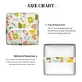 thumbnail image 4 of Saiise Medical Icons Pattern Square Leather Tissue Box Cover for Home Office Car Table, PVC Waterproof Durable Stylish Design, 4 of 6