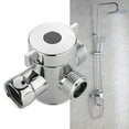 thumbnail image 5 of 1/2\\\" BSP Chrome 3-Way T-Adapter Shower Head Diverter Valve for Bath mixer Tap, 5 of 9