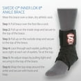 thumbnail image 7 of Swede-O Inner Lok 8 Laced Ankle Brace, Ballistic Nylon with Quick Release Strap, Black, Large, 7 of 7