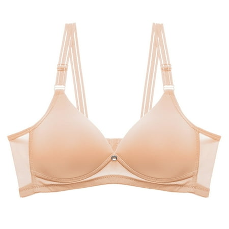 

Akiihool Women s Bras womens One Smooth Ultra Light Bra Underwire T Shirt Bra (Beige 44)
