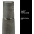thumbnail image 4 of Marlow Wood Mill Set - Balanced Salt and Pepper Grinders - Refillable Spice Tools - Adjustable Salt and Peppercorn Grinder Settings - Dark Grey, 4 of 6