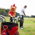 thumbnail image 2 of Funda para Palo de Golf Doble Bread Capibara con Sombrero Rojo de Navidad, 2 of 3