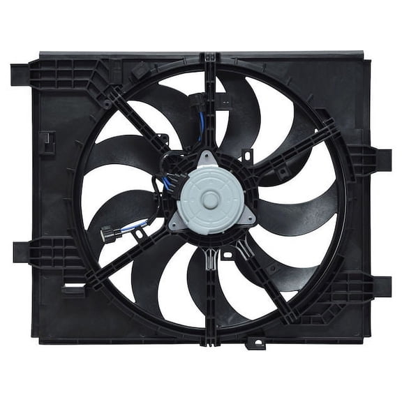 Auxiliary Fan Assembly - Compatible with 2011 - 2017 Nissan Juke 1.6L 4-Cylinder 2012 2013 2014 2015 2016