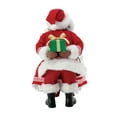 thumbnail image 2 of Department 56 Possible Dreams Santa Mrs Claus Northpole Sweethearts African American Christmas Multicolor Figurine 10in H, 2 of 4