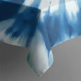 thumbnail image 3 of Blue White Tie Dye Spiral Pattern Rectangle Tablecloth 60"x120",Waterproof Polyester Rectangle Table Cloth, Wipeable Spillproof Polyester Tablecloth for Dining, Camping, Indoor and Outdoor, 3 of 5