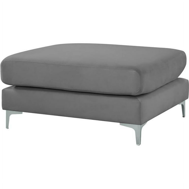 Meridian Furniture Julia Velvet Modular Ottoman Meridian Furniture Julia Velvet Modular Ottoman
