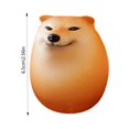 thumbnail image 2 of 10x Egg Dog Shiba Inu Realistic Egg Shape Desk Decor Dog & Egg Union Decoration for Home Offices Fun Christmas Gifts, 2 of 5