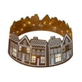 thumbnail image 3 of Base Para árbol De Navidad Con Forma De Casa De Jengibre Y Luces LED Para Sala De Estar, 26 Pulgadas De Alto Y 16 Cm 26 pulgadas de alto 16 cm, 3 of 8