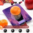 thumbnail image 5 of High Precision Digital Kitchen Scale Tempered Glass Food Scale Multifunction Scale Small Kitchen Appliances Purple Sky and Black Cat, 5 of 7