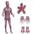 thumbnail image 4 of Kids Halloween Costumes for Stranger Things Kids Cosplay Costume Child Horror Jumpsuits Scarry Zombie Demogorgon Cosplay Clothes, 4 of 5