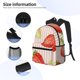 thumbnail image 3 of Balery Strawberries Mochila para Mujeres y Hombres, Mochila Ligera Casual para Viajes, Mochila Clásica Básica para la Universidad, 3 of 6