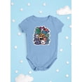thumbnail image 3 of Cute Animals Sticker Style Bodysuit Infant -Image by Shutterstock,  6 Months, 3 of 4