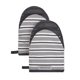 thumbnail image 1 of Juego de 2 guantes de cocina KitchenAid Albany Onyx Black, 14 x 20 cm, 1 of 4
