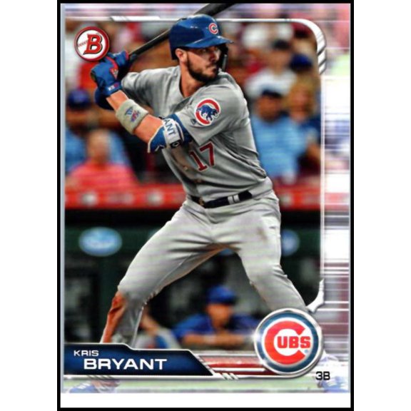 Collectible 2019 Bowman #51 Kris Bryant Chicago Cubs MLB Baseball Trading Card