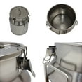 thumbnail image 7 of INTSUPERMAI Wine Milk Pail Beer Liquid Vessel Rice Can Home Food Storage Bucket for Honey Juice 5.3 Gallon 20L 304 Stainless Steel, 7 of 7