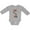 AC-Heather Grey, variant on Inktastic Western Dilly Donkey Boys Long Sleeve Baby Bodysuit