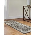 thumbnail image 2 of Rugs.com Charlotte Collection Rug – 6 Ft Runner Gray Low-Pile Rug Perfect For Hallways, Entryways, 2 of 7