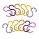 thumbnail image 1 of 12pcs S Shaped Colorded Plastic Hanging Hooks, plastic s hooks for hanging, Shirt/Towel/Dress/Clothes Hanger Hook Home Kitchen Accessories f74, 1 of 5