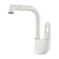 thumbnail image 4 of Wash Basin Faucet Bathroom Swivel Wash Basin Hot And Cold Faucet Full Copper White, 4 of 7