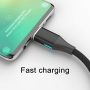 NetDot Magnetic Charging Cable, Gen10 Nylon Braided 2-in-1Magnetic Phone Charger Compatible with USB-C and Micro USB